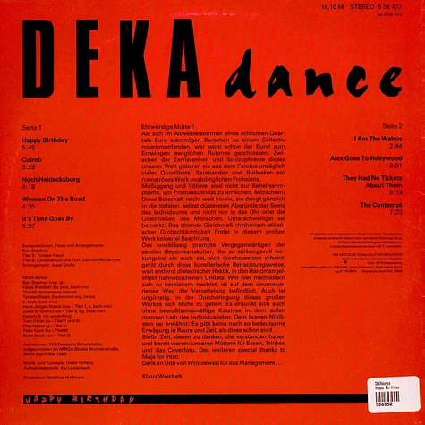DEKAdance - Happy Birthday