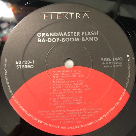 Grandmaster Flash - Ba-Dop-Boom-Bang