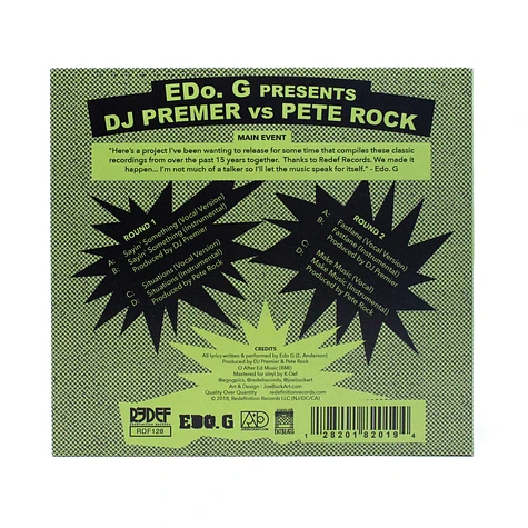 Ed O.G presents - Pete Rock Vs. DJ Premier