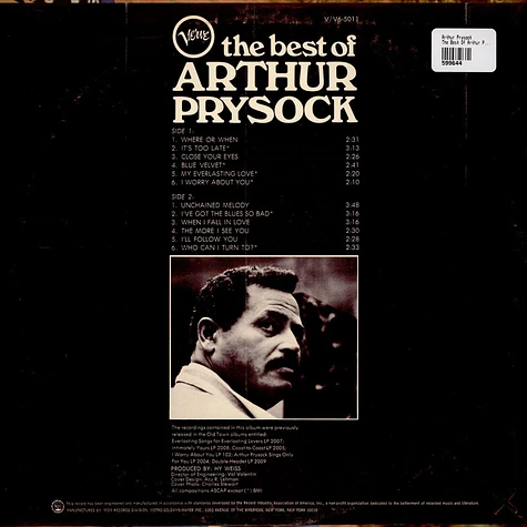Arthur Prysock - The Best Of Arthur Prysock