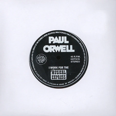 Paul Orwell - I Work For The No Musical Express