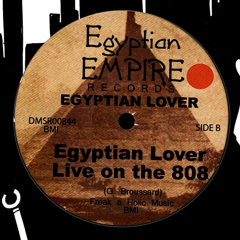 Egyptian Lover - 808 Beats EP Volume 1 Black Vinyl Edition