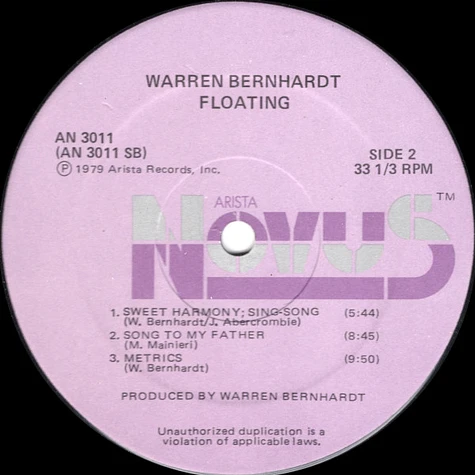 Warren Bernhardt - Floating