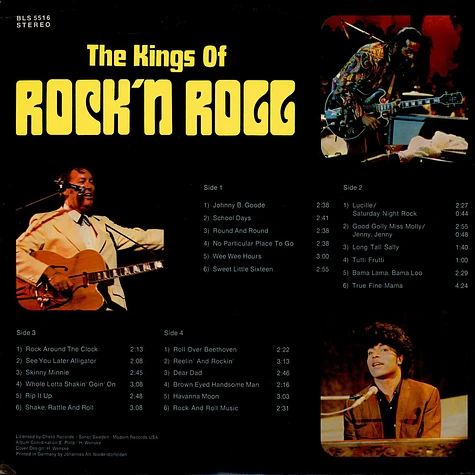 Chuck Berry, Bill Haley, Little Richard - The Kings Of Rock'n Roll
