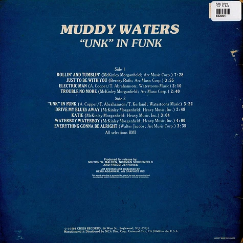 Muddy Waters - "Unk" In Funk