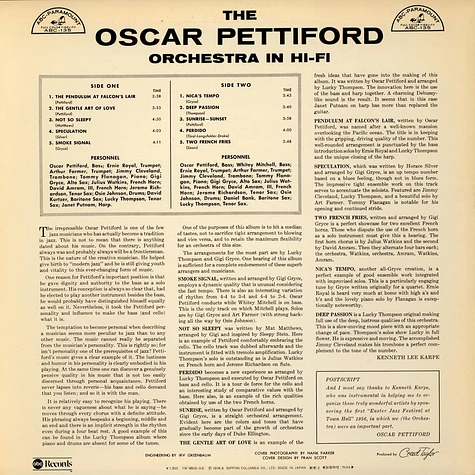 Oscar Pettiford Orchestra - In Hi-Fi