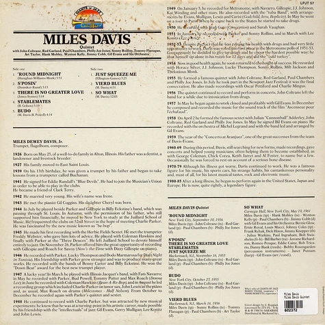 The Miles Davis Quintet - Miles Davis Quintet