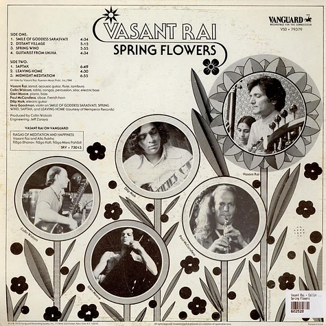 Vasant Rai, Collin Walcott, Paul McCandless, Glen Moore, Dilip Naik - Spring Flowers