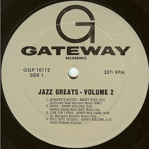 V.A. - Jazz Greats Volume 2