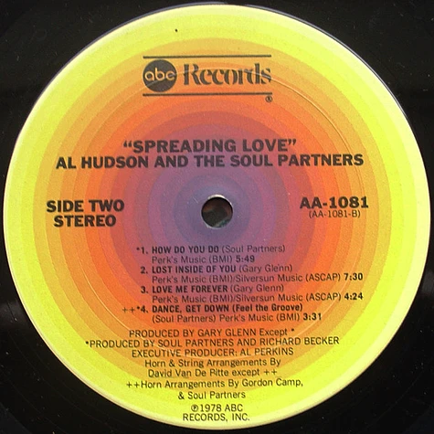 Al Hudson & The Partners - Spreading Love