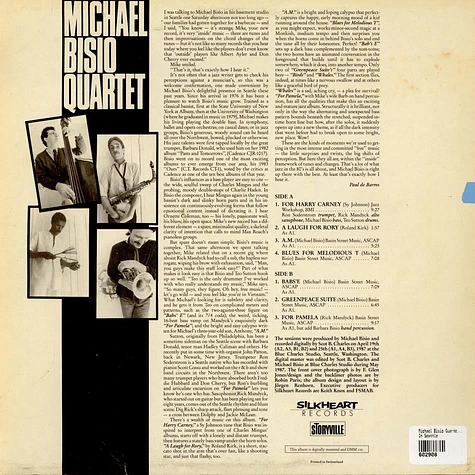 Michael Bisio Quartet featuring Ron Soderstrom - Michael Bisio Quartet In Seattle