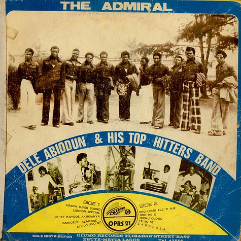 Admiral Dele Abiodun & His Top Hitters Band - Adawa Super Sound
