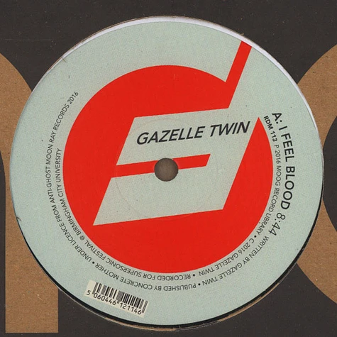 Gazelle Twin - I Feel Blood/Exorcise (Ace 236 Series)