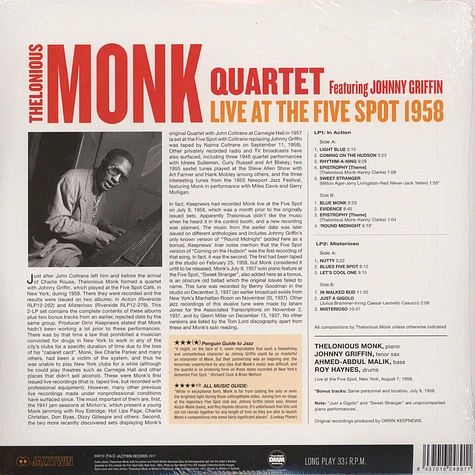 Thelonious Monk - Live At The Five Spot 1958
