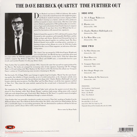 The Dave Brubeck Quartet - Time Further Out