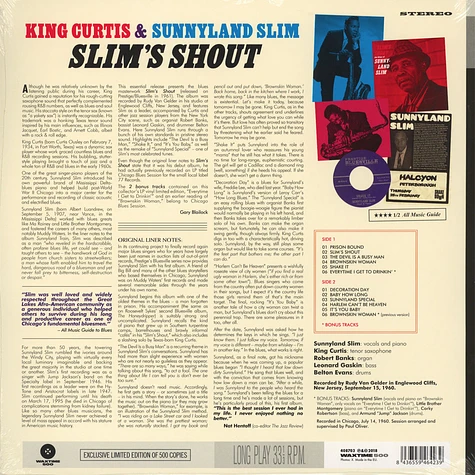 King Curtis & Sunnyland Slim - King Curtis & Sunnyland Slim Collector's Edition