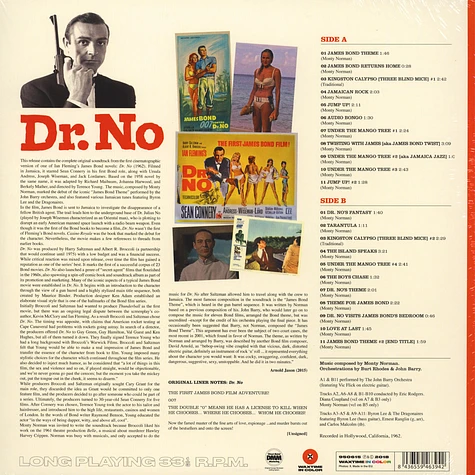 Monty Norman - OST Dr. No Colored Vinyl Edition