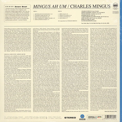 Charles Mingus - Ah Hum Blue Vinyl Edition