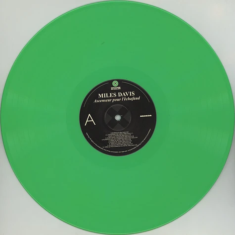 Miles Davis - Ascenseur Pour L'Echafaud Green Vinyl Edition