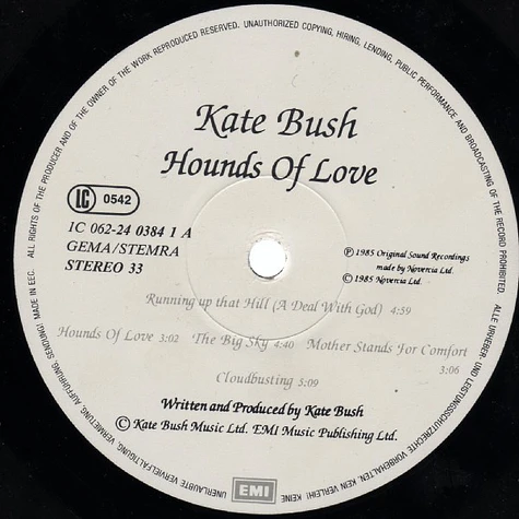 Kate Bush - Hounds Of Love