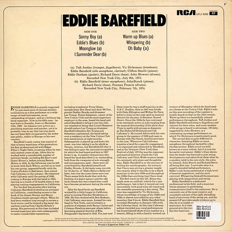 Eddie Barefield - Eddie Barefield