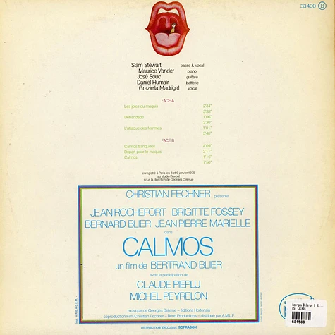 Georges Delerue & Slam Stewart - Calmos (Musique Originale Du Film)