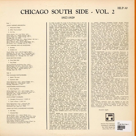 V.A. - Chicago South Side Vol. 2 1927-1929
