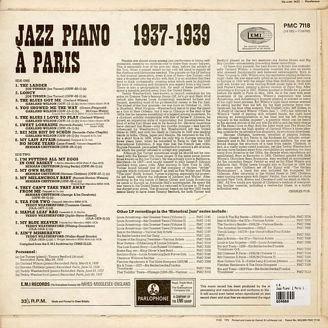 V.A. - Jazz Piano À Paris 1937 - 1939