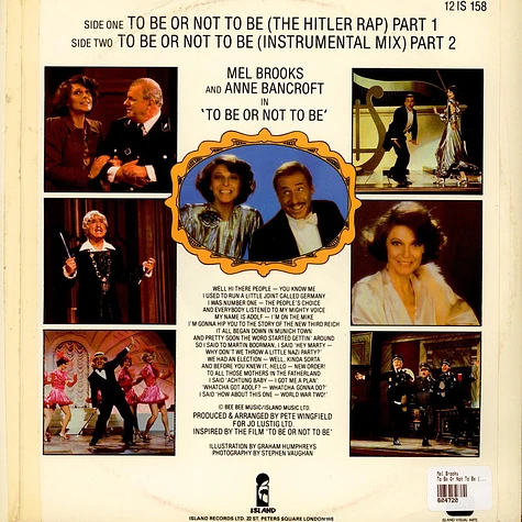 Mel Brooks - To Be Or Not To Be (The Hitler Rap) Pts. 1&2