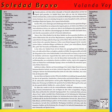 Soledad Bravo - Volando Voy