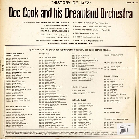 Cook's Dreamland Orchestra - Chicago