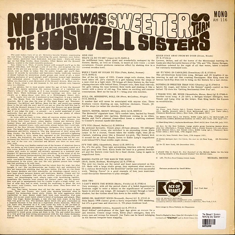 The Boswell Sisters - Nothing Was Sweeter Than The Boswell Sisters