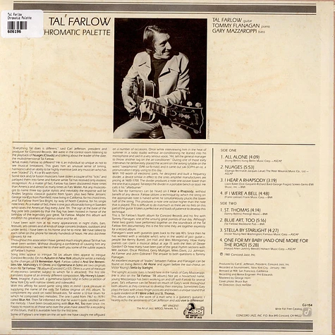 Tal Farlow - Chromatic Palette