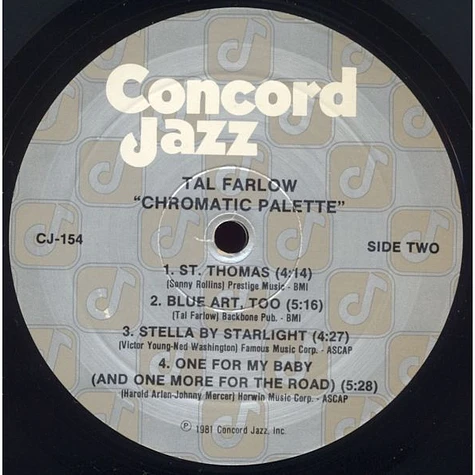 Tal Farlow - Chromatic Palette