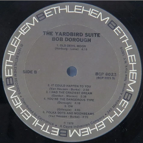 Bob Dorough - Yardbird Suite