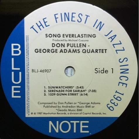 George Adams - Don Pullen Quartet - Song Everlasting