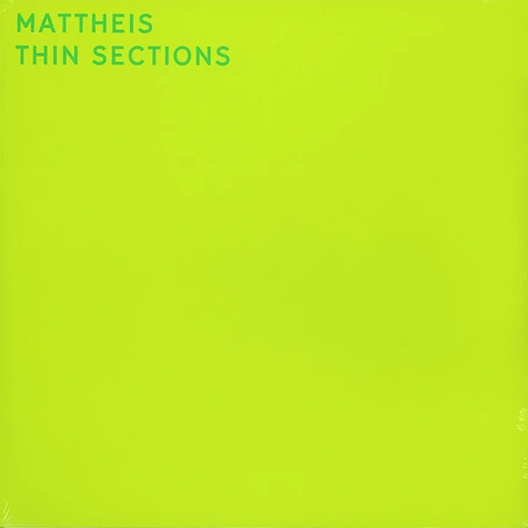 Mattheis - Thin Sections