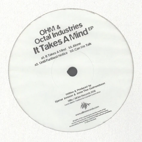 Ohm & Octal Industries - It Takes A Mind EP