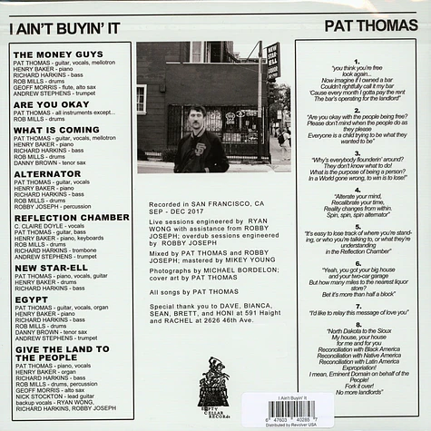Pat Thomas - I Ain't Buyin' It