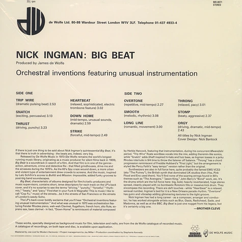 Nick Ingman - Big Beat