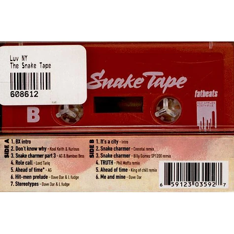 LUV NY - The Snake Tape