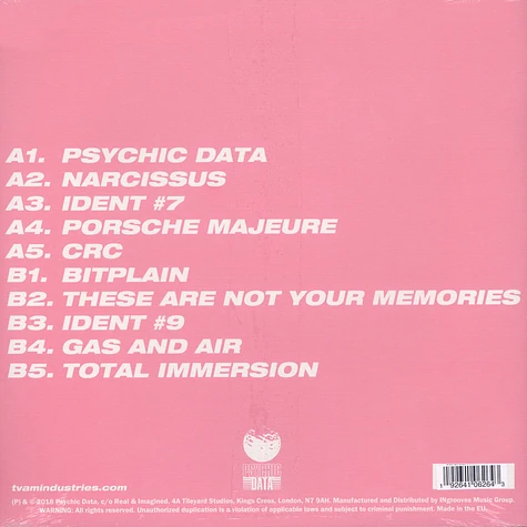 TVAM - Psychic Data Orange Vinyl Edition