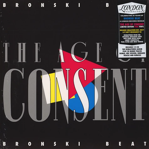Bronski Beat - The Age Of Consent Remastered & Expanded Edition