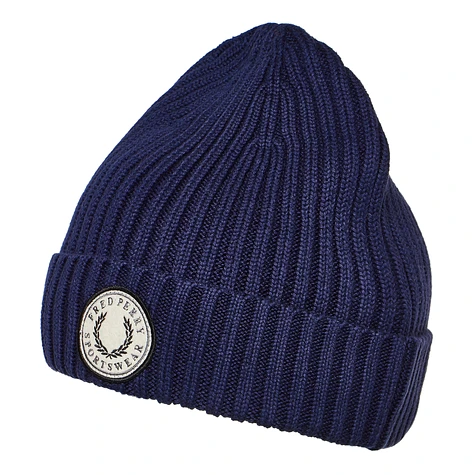 Fred Perry - Ribbed Cotton Beanie