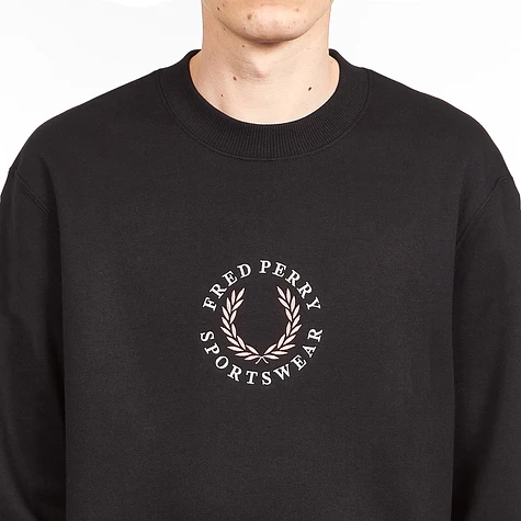 Fred Perry - Branded Fleeceback Sweatshirt