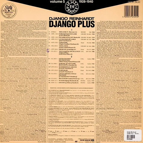 Django Reinhardt - Django Plus - Raretes Et Inedits 1928 - 1940