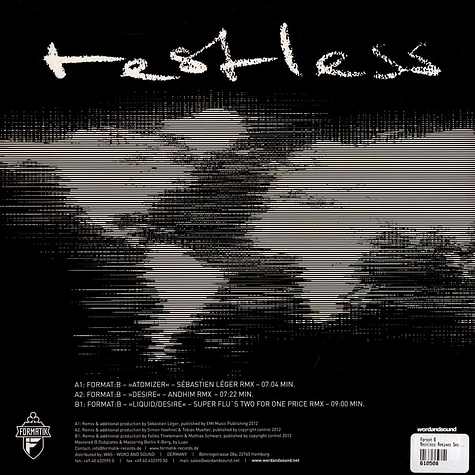 Format: B - Restless Remixes (Session 1)