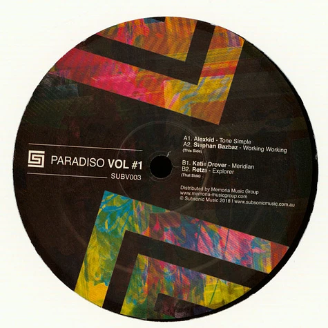 Alexkid, Stephan Bazbaz, Katie Drover & Retza - Paradiso Volume 1