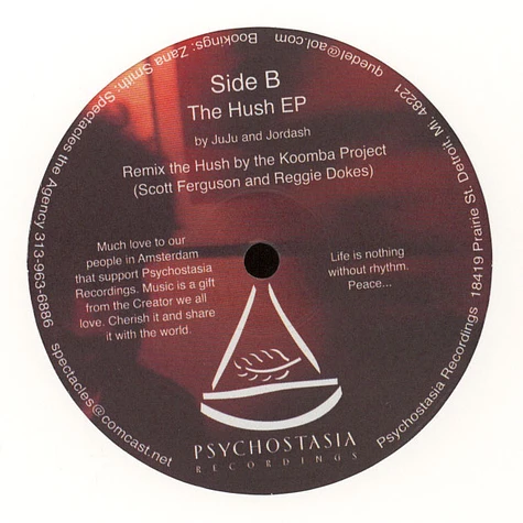 Juju And Jordash - The Hush EP