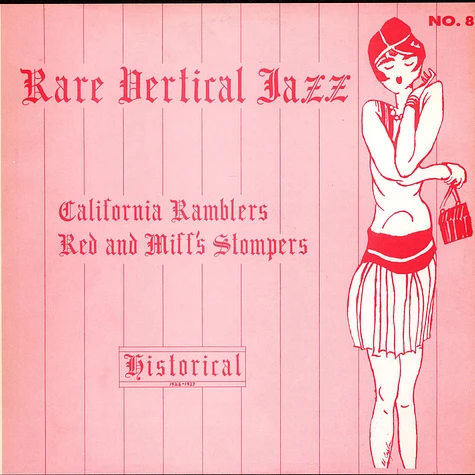 California Ramblers - Red And Miff's Stompers - Rare Vertical Jazz